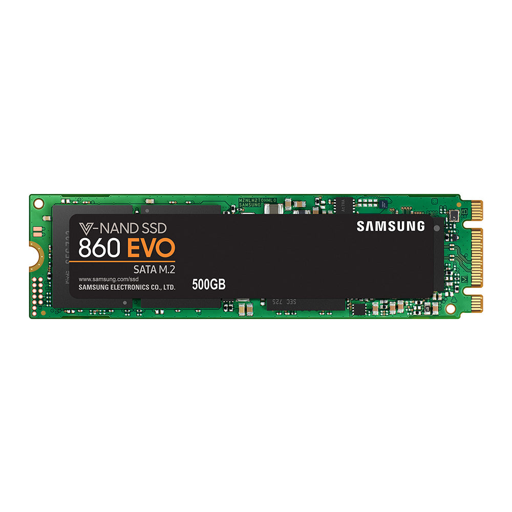 Samsung SSD MZ-N6E500BW 860 EVO M.2 SATA 500GB 2280 Internal SSD Single Unit Version  Retail