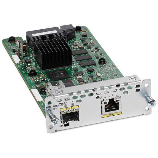 CISCO 1-PORT GIGABIT ETHERNET WAN NIM. FOR WIDE AREA NETWORK 1 RJ-45 1000BASE-T