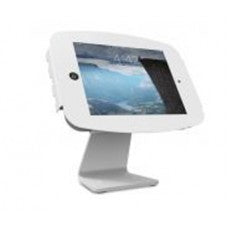 Tablet Kiosk Stand , 360 Table Top Mount , Can Rotate and Tilt - White