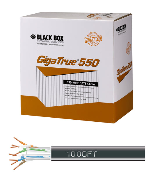 GIGATRUE 550 CAT6 BULK EYN880A-PB-1000