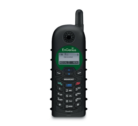 Cordless handset - Keypad - 3-way - LCD display - monochrome - Speakerphone butt