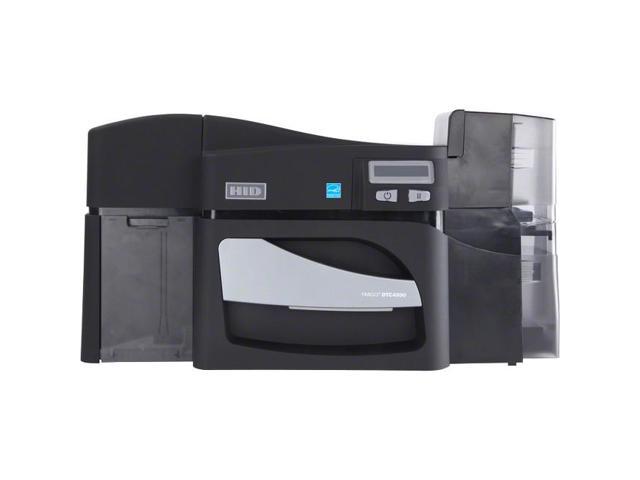 HID FARGO, DTC4500E DUAL SIDED PRINTER WITH SINGLE SIDE LAMINATION, USB AND ETHERNET CONNECTIONS, THREE YEAR PRINTER WARRANTY. WITHOUT LOCKING HOPPERS.