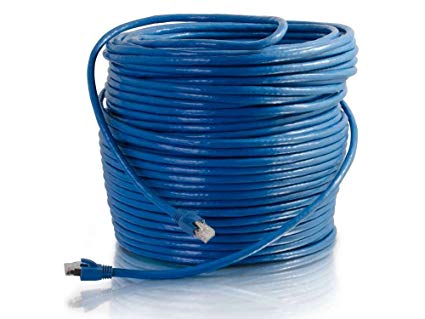 LEGRAND AV 250FT CAT6 BLUE SOLID SHIELDED PATCH CBL