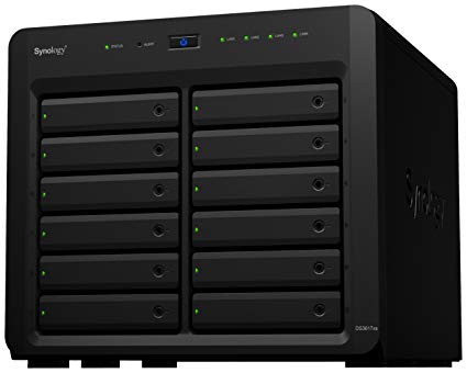 Synology Network Attached Storge DS3617xs 12Bay Xeon D-1527 16GB DDR4 USB3.0 Diskless Retail