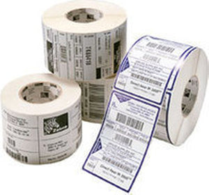 ZEBRA, CONSUMABLES, Z-SELECT 4000D PAPER LABEL, DIRECT THERMAL, 4" X 1.5", 3" CORE, 8" OD, 4225 LABELS PER ROLL, PERFORATED, 4 ROLLS PER CASE, PRICED PER CASE