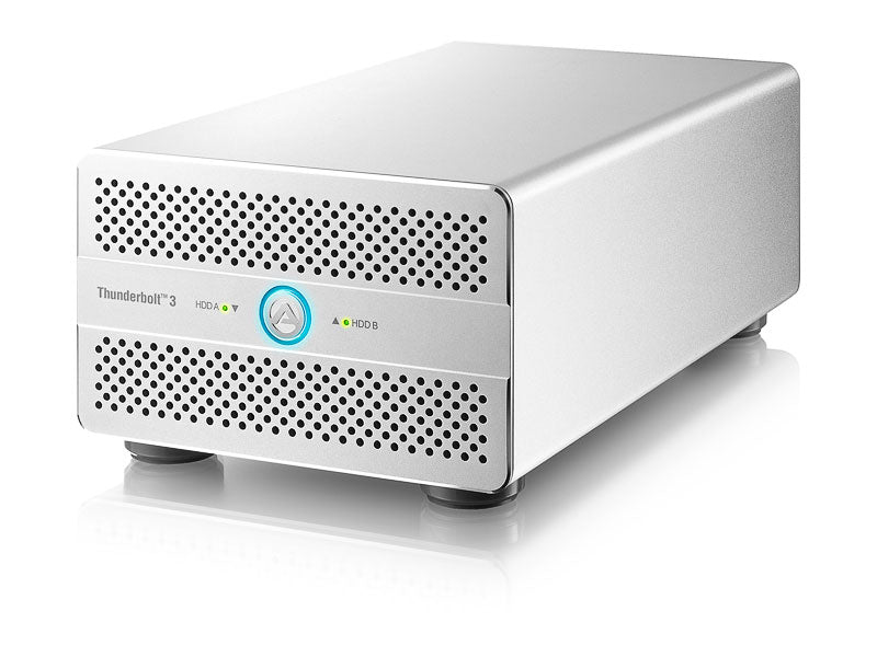 Akitio Network Attached Storage T3DP-T3DU3IS-AKTU Thunder 3 Duo Pro 2-Bay 2.5/3.5 inch External Retail