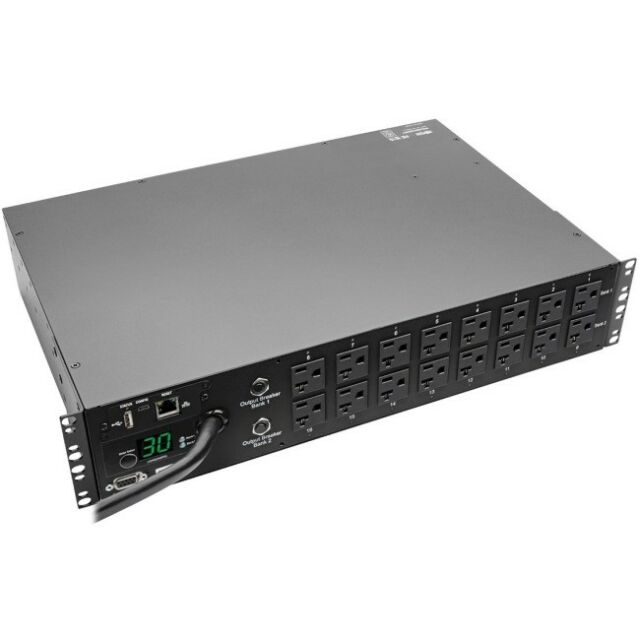 2.9kW Single-Phase Switched PDU with LX Platform Interface, 120V Outlets (16 5-1