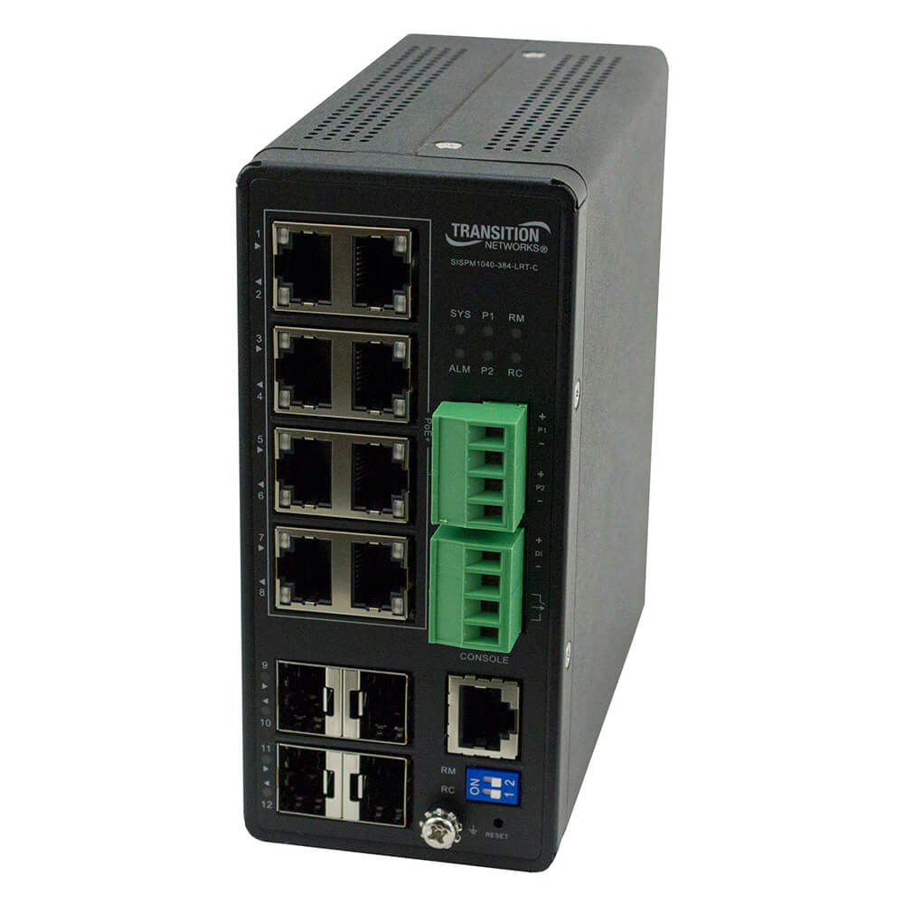 Managed Hardened PoE+ Switch