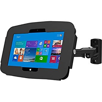 Surface Pro 4 (12 in) Secure Space Enclosure Enclosure  with Swing Arm Kiosk Bla