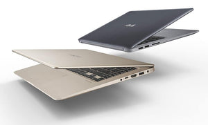 ASUS NoteBook S510UA-DS71 15 inch Core i7-8550U 8GB DDR4 128GB+1TB Intel HD Windows 10 Metal Cover Retail