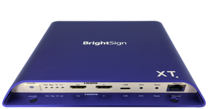 BRIGHTSIGN, TRUE 4K, DUAL VIDEO DECODE, ENTERPRISE HTML5 PLAYER WITH EXPANDED I/O PACKAGE, POE+ AND LIVE TV