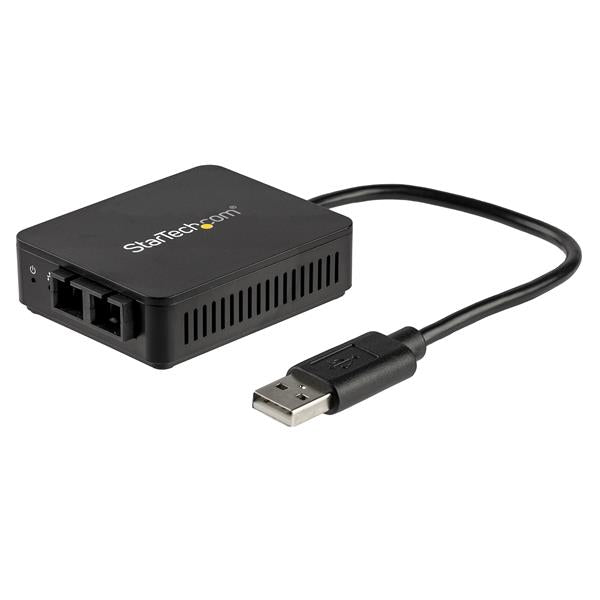 Connect to a 100Mbps fiber optic network through your laptops USB-A port - USB t