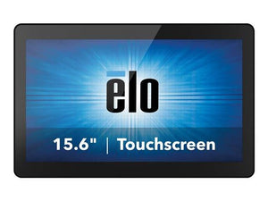 ELO, I-SERIES FOR WINDOWS, 15.6-INCH WIDESCREEN LED, WW, CELERON N3160, NO OS, PROJECTED CAPACITIVE 10-TOUCH, CLEAR, ZERO-BEZEL, GRAY