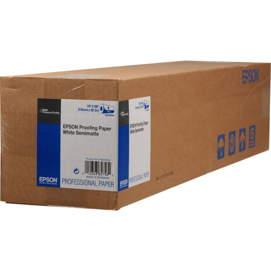 Commercial Proofing Paper -  White Semimatte for Select Epson Printers - 24in x