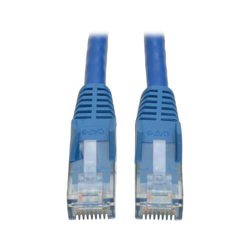 Cat6 Gigabit Snagless Molded Patch Cable (RJ45 M/M) - Blue, 2-ft. - 50 Piece Bul