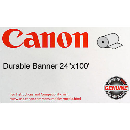 Banner Paper - 24 inch  x 100 ft - Canon Inkjet Printers: W6400 W8400