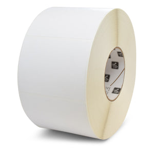 ZEBRA, CONSUMABLES, Z-SELECT 4000T PAPER LABEL, THERMAL TRANSFER, 4" X 3", 3" CORE, 8" OD, 2238 LABELS PER ROLL, PERFORATED, 4 ROLLS PER CASE, PRICED PER CASE