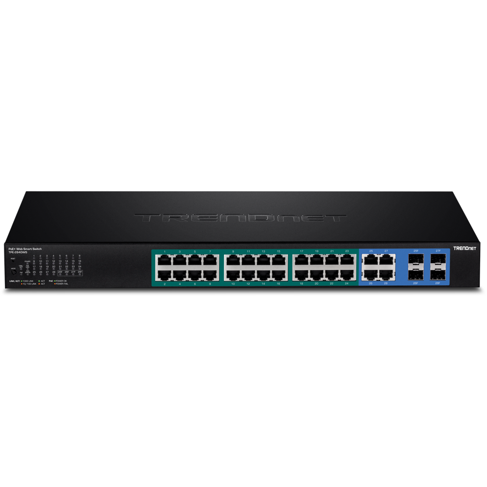 28 Port Gigabit Web Smart PoE