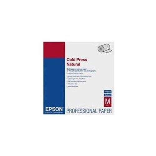 EPSON Cold Press Bright 24 x 50 Roll - Textured Matte Finish, 21 mil (sheet)/ 19