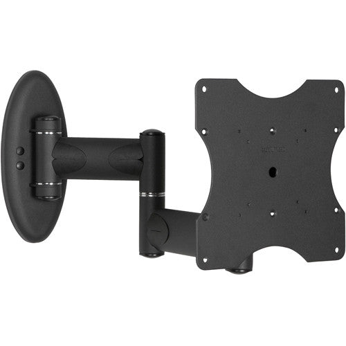Swingout Mount Flat Panel Displays up to 50 lbs. Single Stud - Black