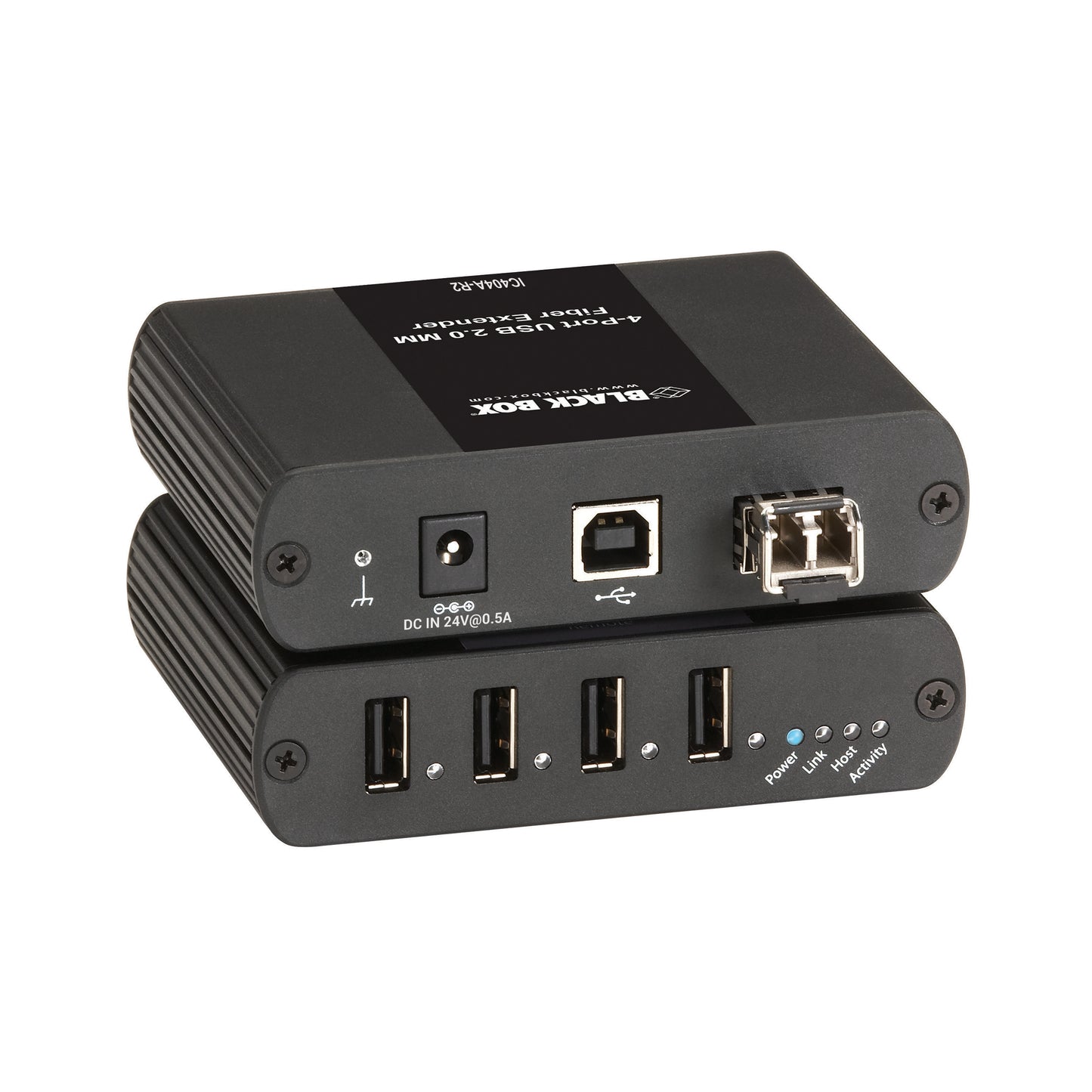 4 PORT USB 2.0 MM FIBER EXTENDER