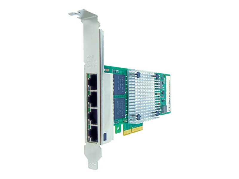 Axiom 10/100/1000Mbs Quad Port RJ45 PCIe x4 NIC Card for Dell - 540-BBHS