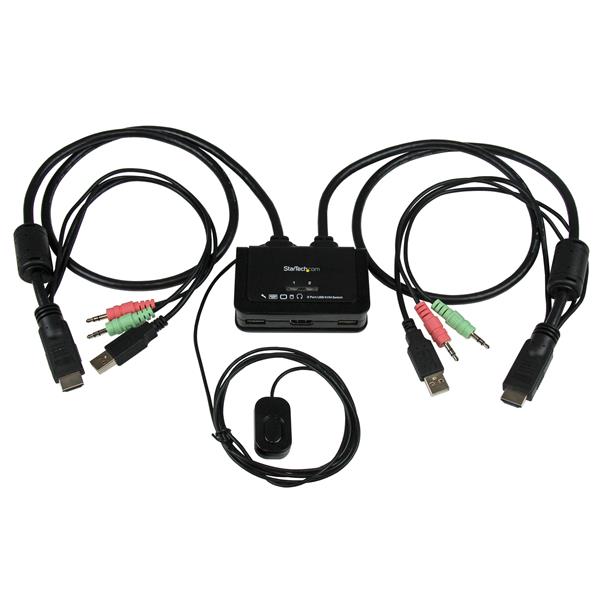 2PORT USB HDMI CABLE KVM SWITCH