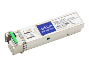 AddOn Cisco GLC-BX-U-40 Compatible TAA Compliant 1000Base-BX SFP Transceiver (SM