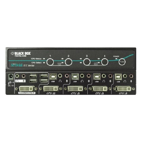 ServSwitch DT DVI 4-Port with USB 2.0 Transparent