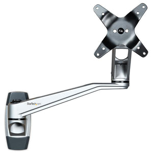 VESA 75x75/100x100mm articulating wall mount monitor arm for a single display up