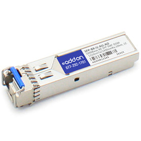 AddOn Aruba Networks SFP-BX-U-AU Compatible TAA Compliant 1000Base-BX SFP Transc