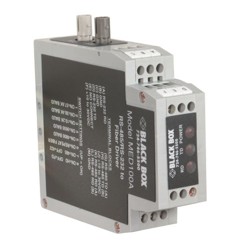 IL RS-232/RS-485 TO FIBER DRIVER MED100A