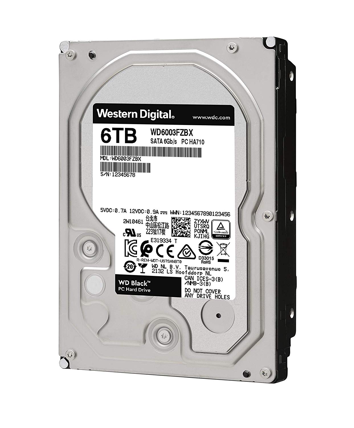 Gold 6TB 7200 RPM 256MB