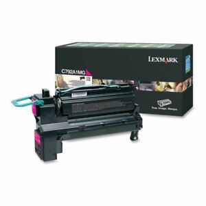 Lexmark C792, X792 Cyan Return Program Print Cartridge