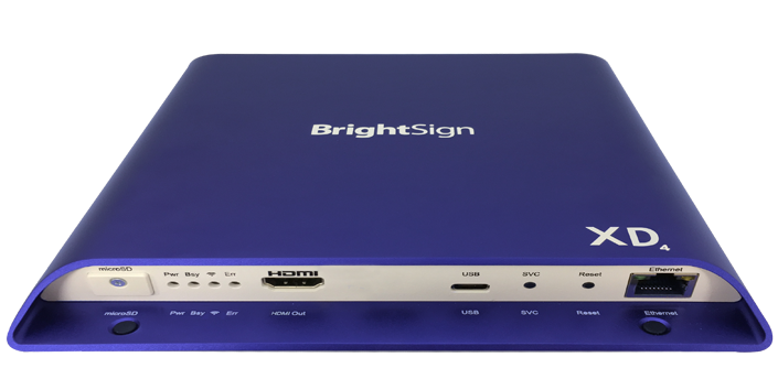 BRIGHTSIGN, TRUE 4K, DUAL VIDEO DECODE, ADVANCED HTML5 PLAYER WITH EXPANDED I/O PACKAGE