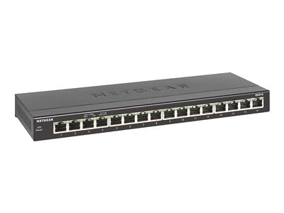 16-Port Gig Unmanaged PoE+with