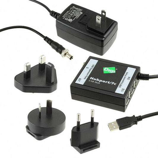Hubport/7c - 7-port switched USB 2.0 hub