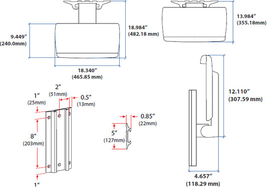 ERGOTRON NEO-FLEX KEYBOARD WALL MOUNT