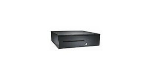 APG, S100, HEAVY DUTY CASH DRAWER, HARDWIRED FOR EPSON, BLACK, 16X16, ADJUSTABLE DUAL MEDIA SLOTS, FIXED 5X5 TILL