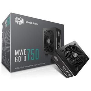 CoolerMaster Power Supply MPY-7501-ACAAG-US MWE Gold 750 Watts A/US Cable 80+ gold Black Retail