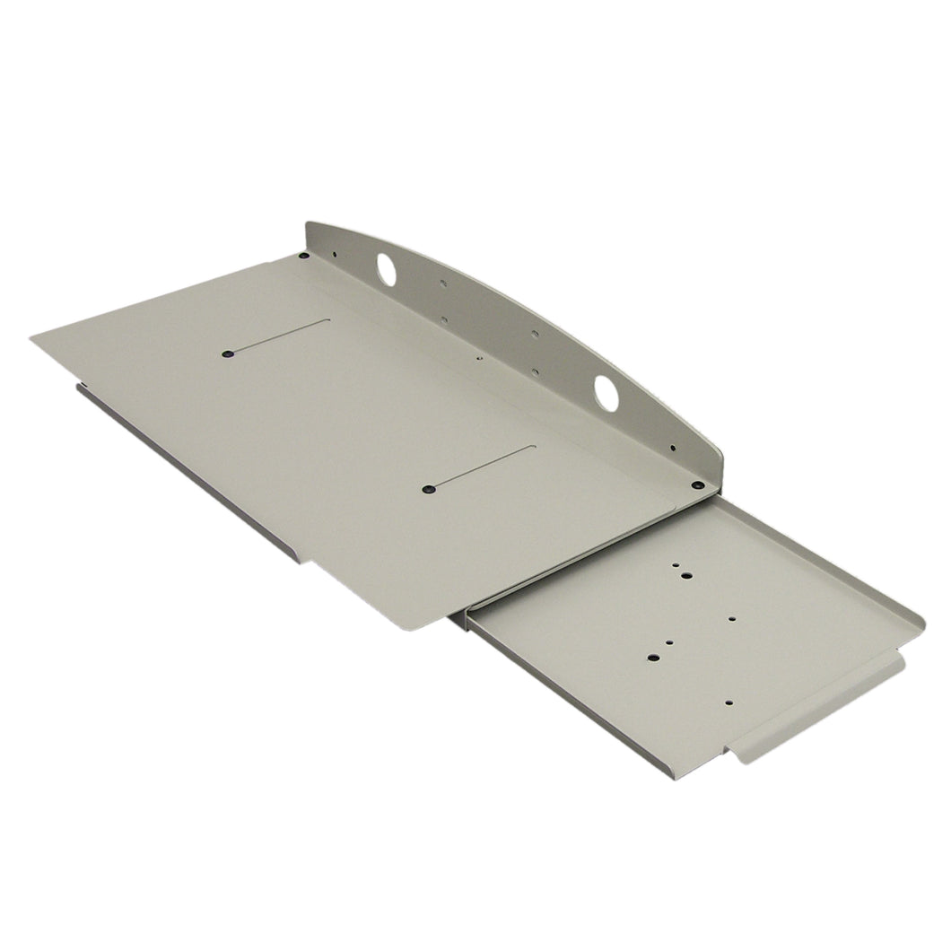 Wrist Rest; Keyboard and Mouse Tray - Color: Gray