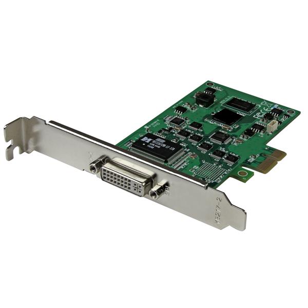 Capture an HD audio-video source, through a low-profile or full-profile PCI Expr