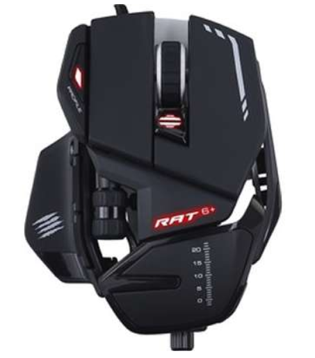 The Authentic R.A.T. 6+ Optical Gaming Mouse-Black