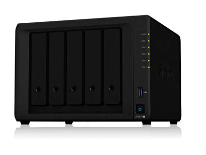 Synology Network Attached Storage DS1019+ 5 bay NAS DiskStation DS1019+ (Diskless) Retail