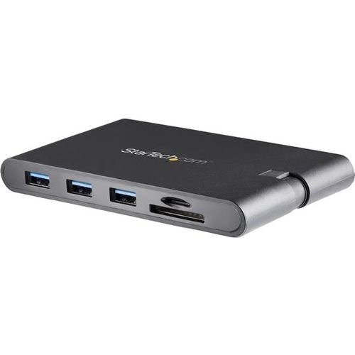 USB-C Multiport adapter with 4K 30Hz HDMI or 1080p VGA video/3x USB-A 3.0 (suppo