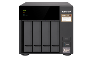 QNAP Network Attached Storage TS-473-8G-US 4Bay AMD RX-421ND 8GB DDR4 4x 2.5 inch/3.5 inch 4xGbE LAN Retail