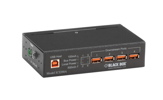 INDUSTRIAL-GRADE USB HUB 4-PORT  ICI200A