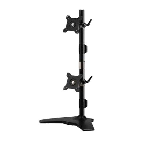 Dual Monitor Vertical Stand Mount support 75mm or 100mm VESA maximum monitor sup