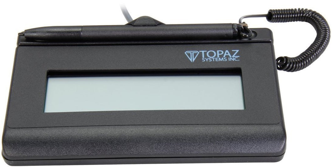 TOPAZ, SIGLITE 1X5 (HID USB) ELECTRONIC SIGNATURE PAD, WITH SOFTWARE, 2-YEAR FACTORY WARRANTY