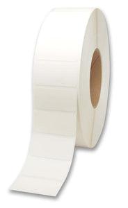 HONEYWELL-INTERMEC MEDIA, CONSUMABLES, INDELIBLE POLYESTER TAG, THERMAL TRANSFER, 2" X 1", 3" CORE, 8.38" OD, 5333 LABELS PER ROLL, PERFORATED, 8 ROLLS PER CASE, PRICED PER CASE